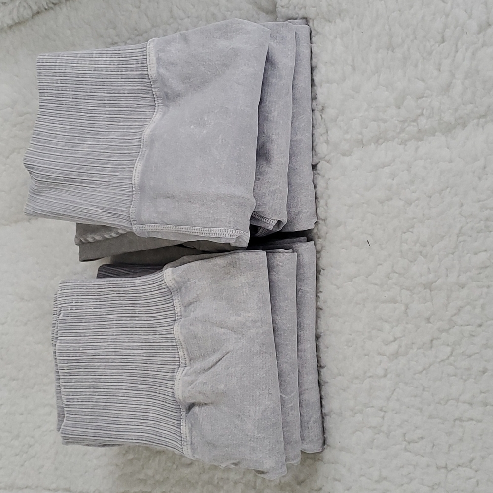 17. Free People Good Karma Leggings Ice Grey - Picture 14 of 17